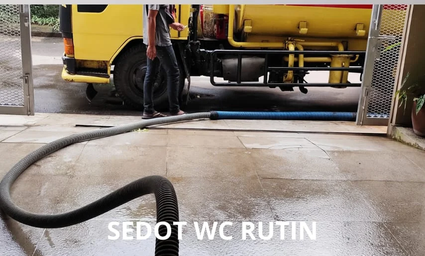 sedot wc rutin