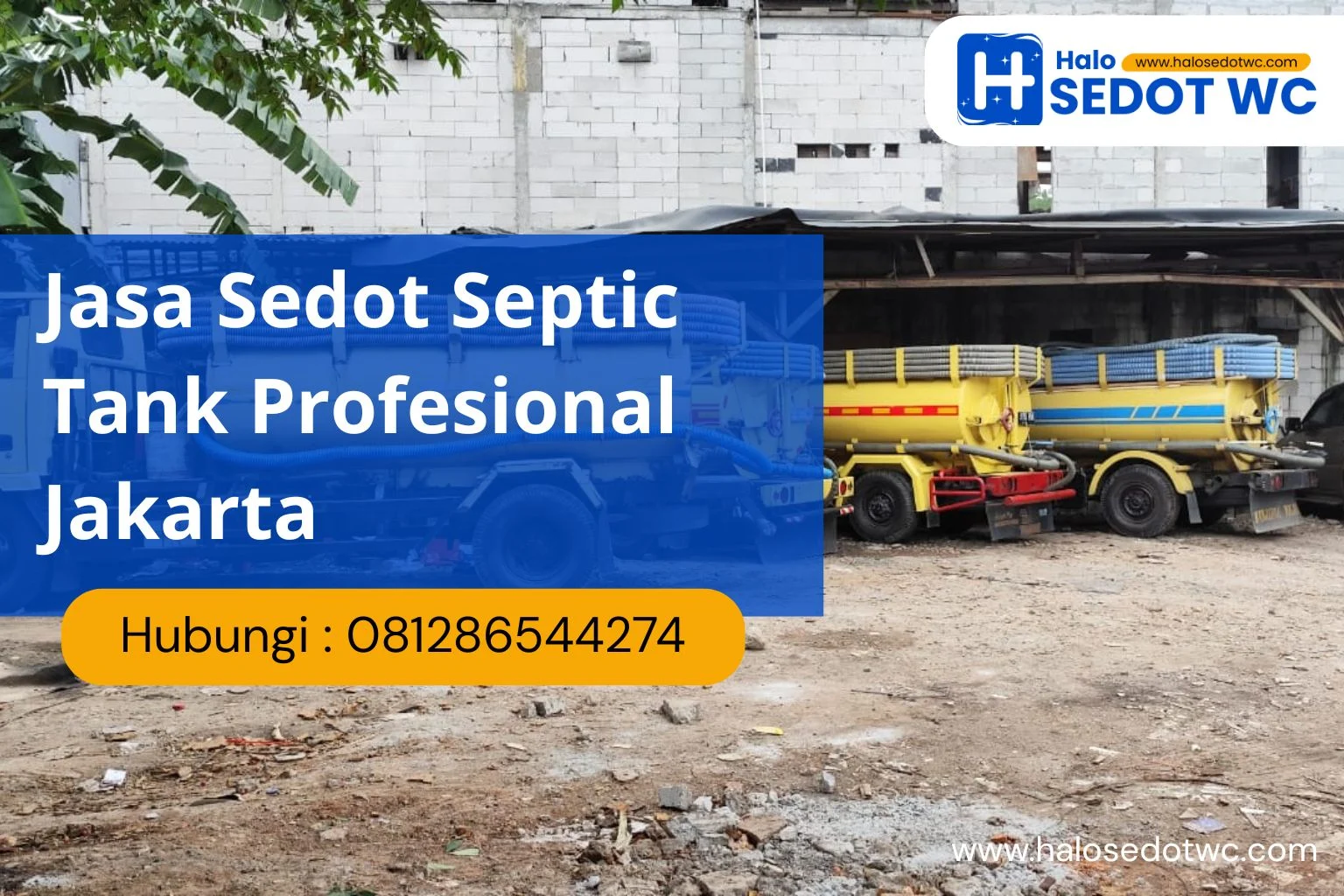 Jasa Sedot Septic Tank Profesional Jakarta
