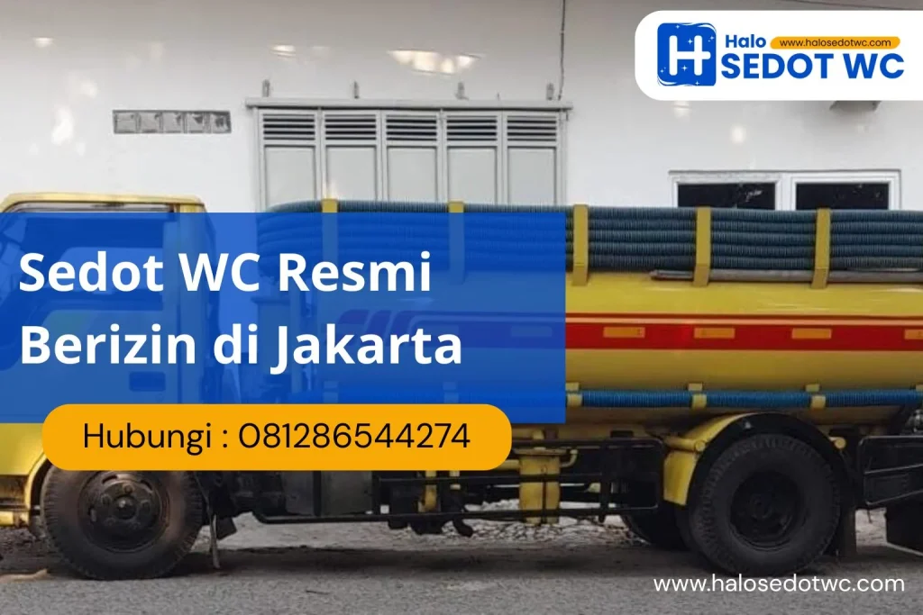 Sedot WC Resmi Berizin di Jakarta