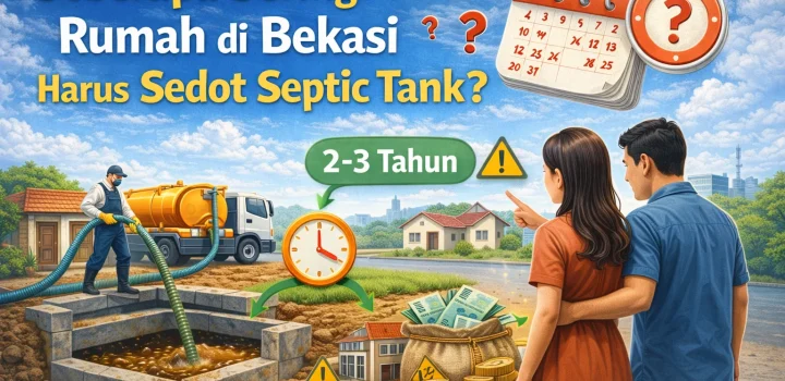 seberapa sering sedot wc