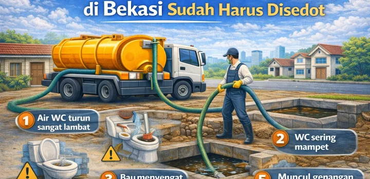 ciri ciri septic tank rumah di bekasi harus disedot